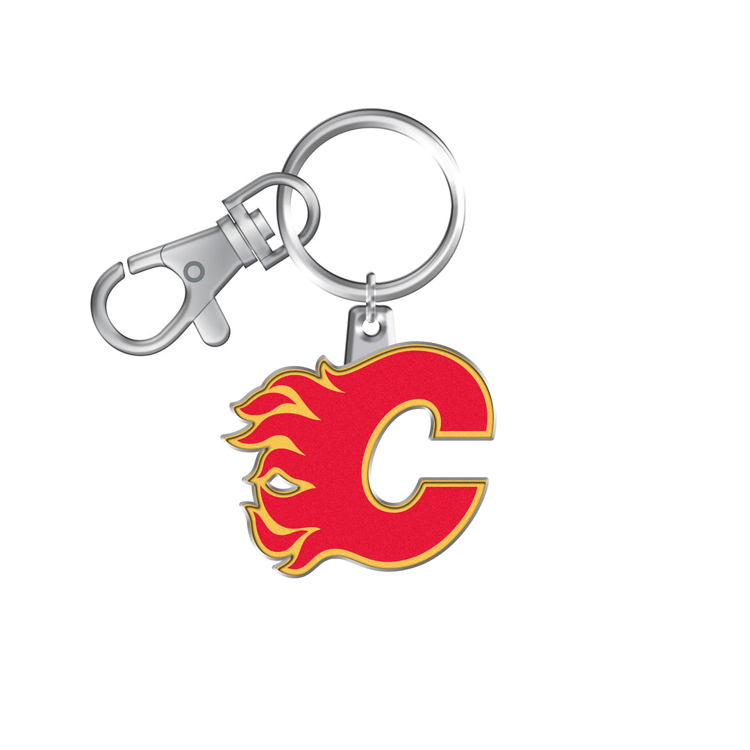Shop Keychain Logo NHL Calgary Flames Edmonton Canada Store