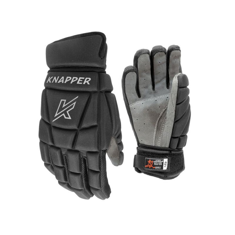 Shop Knapper Senior AK2 Ball Hockey Gloves Black Edmonton Canada Store