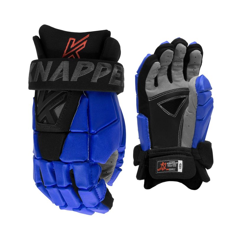 Shop Knapper Senior AK5 Ball Hockey Gloves Black/Blue Edmonton Canada Store