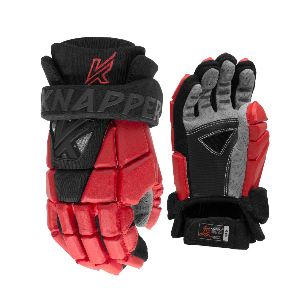 Shop Knapper Senior AK7 Glove Black Red Edmonton Canada Store