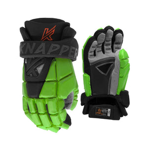 Shop Knapper Senior AK7 Ball Hockey Gloves Black/Lime Edmonton Canada Store