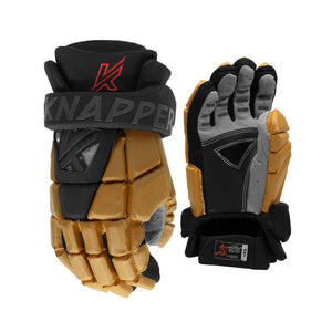 Shop Knapper Senior AK7 Ball Hockey Gloves Black/Tan Edmonton Canada Store