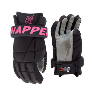 Shop Knapper Senior Ak3 Ball Hockey Gloves 13" Black/Pink Edmonton Canada Store