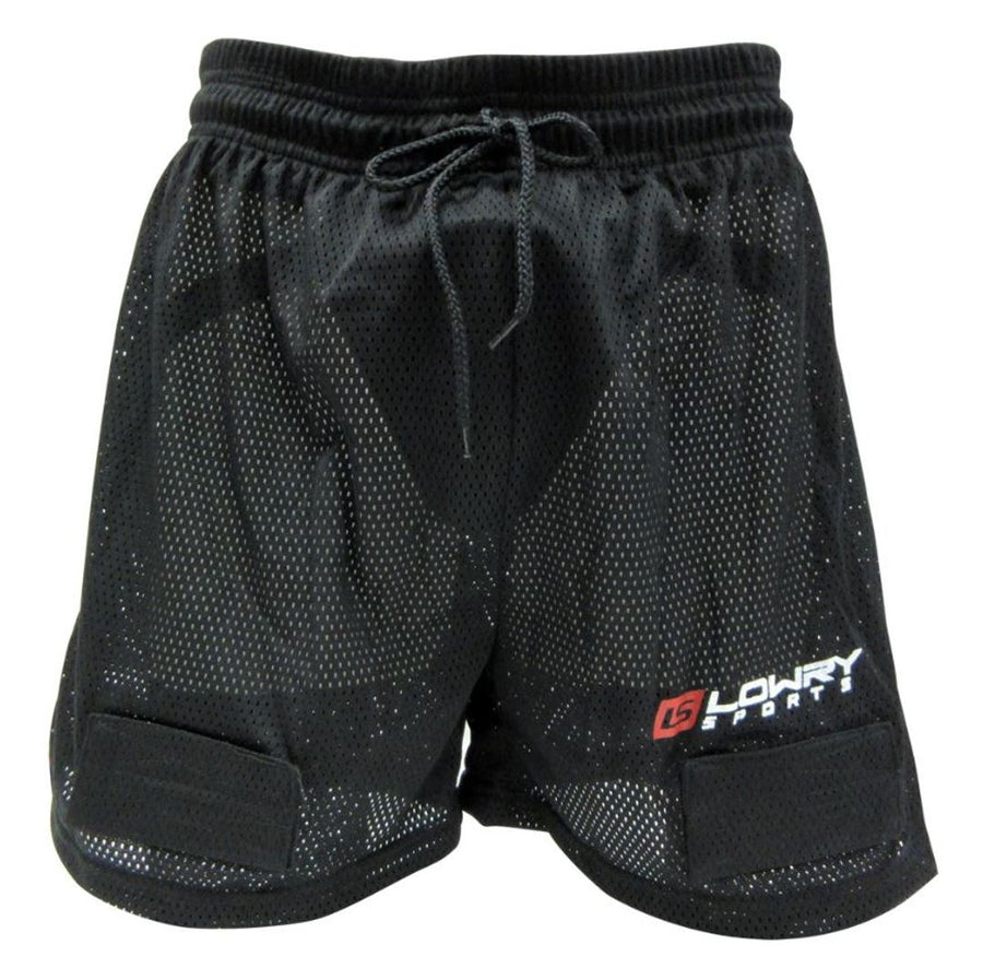 Shop Lowry's Junior Mesh Hockey Player Jock Shorts Black Edmonton Canada Store
