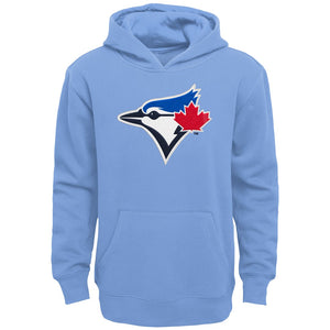 Shop MLB Branded Youth Shop MLB Toronto Blue Jays Twill Logo Hood Powder Edmonton Canada Store