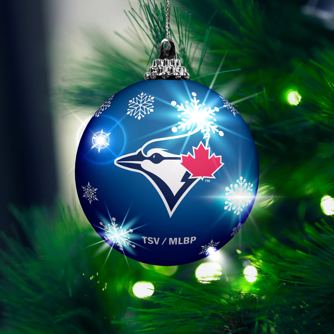 Shop MLB Toronto Blue Jays 2 Pack Light Up Ornaments Edmonton Canada Store
