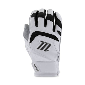 Shop Marucci Senior Signature Batting Glove-Pair White/Black Edmonton Canada Store