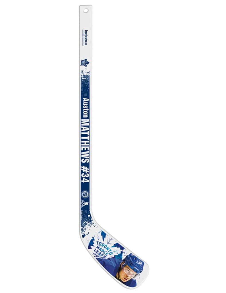 Shop Mini Player Stick NHL Auston Matthews Toronto Maple Leafs Edmonton Canada Store