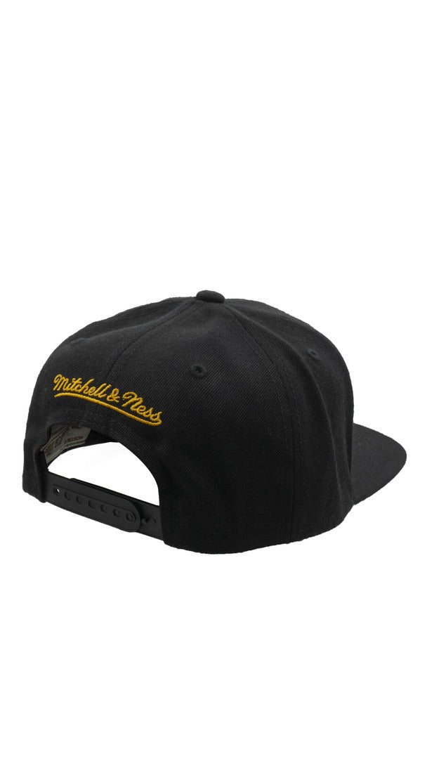 Shop Mitchell & Ness Men's NBA Golden State Warriors Black Dynamic Snapback Cap Black Edmonton Canada Store