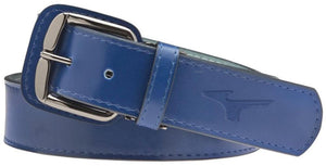 Shop Mizuno Classic Leather Baseball Belt (Long) Royal Edmonton Canada Store