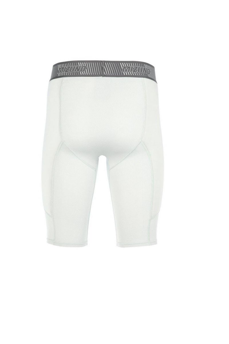 Shop Mizuno Men's Aero Vent Padded 350702.0000 Sliding Shorts White Edmonton Canada Store