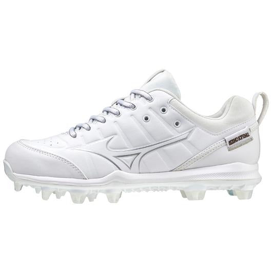 Mizuno softball 2024 cleats all white