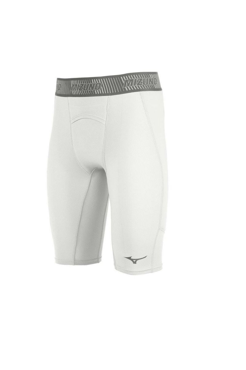 Shop Mizuno Youth Aero Vent Padded 350703.0000 Sliding Shorts White Edmonton Canada Store