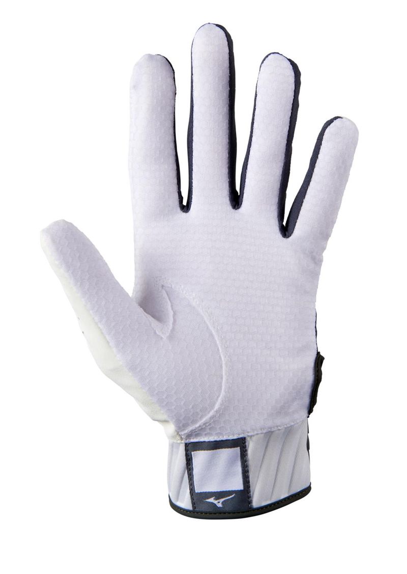Shop Mizuno Youth MVP-2022 330425.0091 Batting Gloves White/Grey Edmonton Canada Store