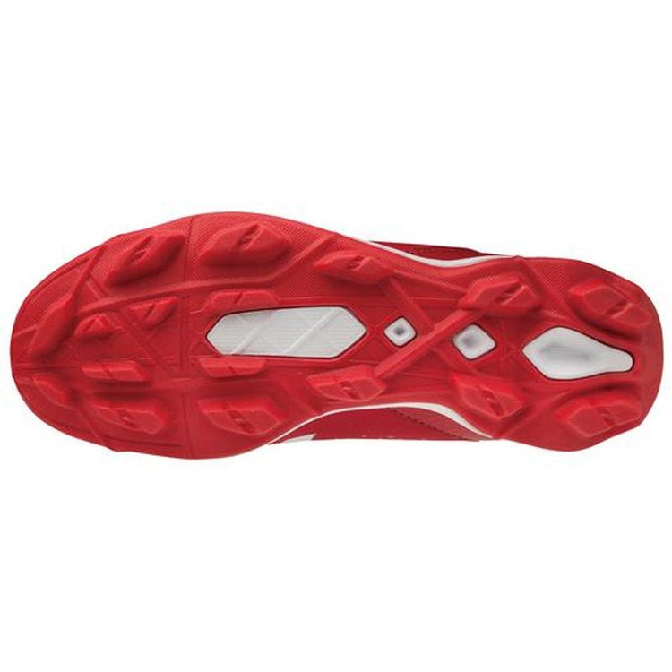 Shop Mizuno Youth Select Nine Low 320581.1000 Rubber Molded Baseball Cleat Red Edmonton Canada Store