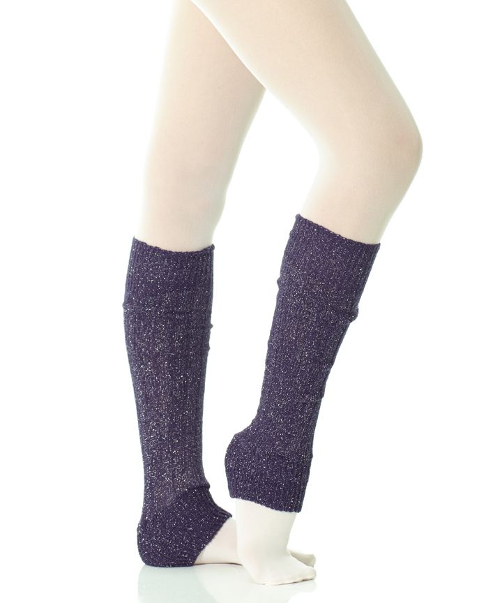 Shop Mondor 259 14" Sparkling Figure Skating Leg Warmer PB Purple Edmonton Canada Boutique