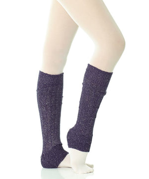Shop Mondor 259 14" Sparkling Figure Skating Leg Warmer PB Purple Edmonton Canada Boutique