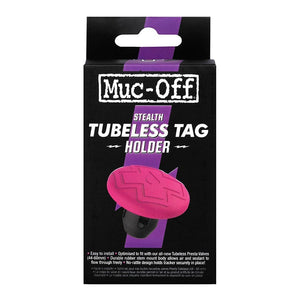Shop Muc-Off Tubeless (Black/Pink) Tag Holder Edmonton Canada Store