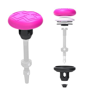 Shop Muc-Off Tubeless (Black/Pink) Tag Holder and 44mm Valve Kit Edmonton Canada Store