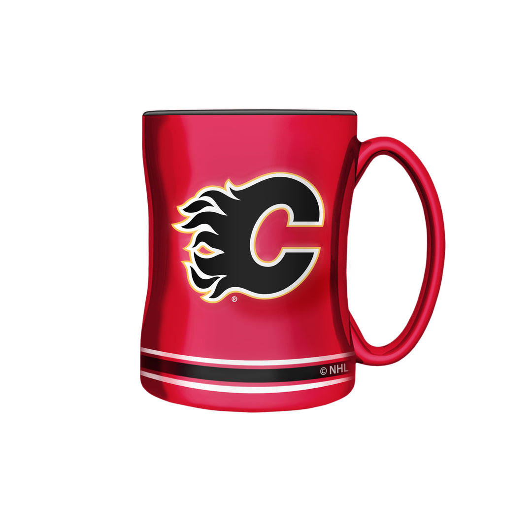 Shop Mug Sculpted 14oz NHL Calgary Flames Edmonton Canada Store