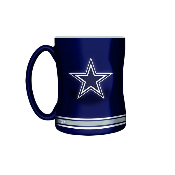 The Sports Vault NFL Dallas Cowboys 14oz Sculpted Mug