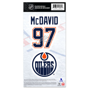 shop Mustang NHL Edmonton Oilers Connor McDavid Decal Set edmonton canada store