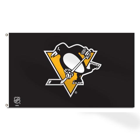 shop Mustang NHL Pittsburgh Penguins 3 X 5 Primary Banner Flag edmonton canada store