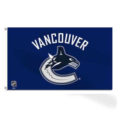 shop Mustang NHL Vancouver Canucks 3 X 5 Primary Banner Flag edmonton canada store