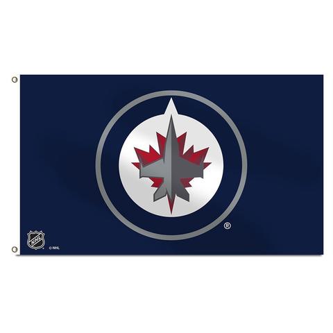 shop Mustang NHL Winnipeg Jets 3 X 5 Primary Banner Flag edmonton canada store
