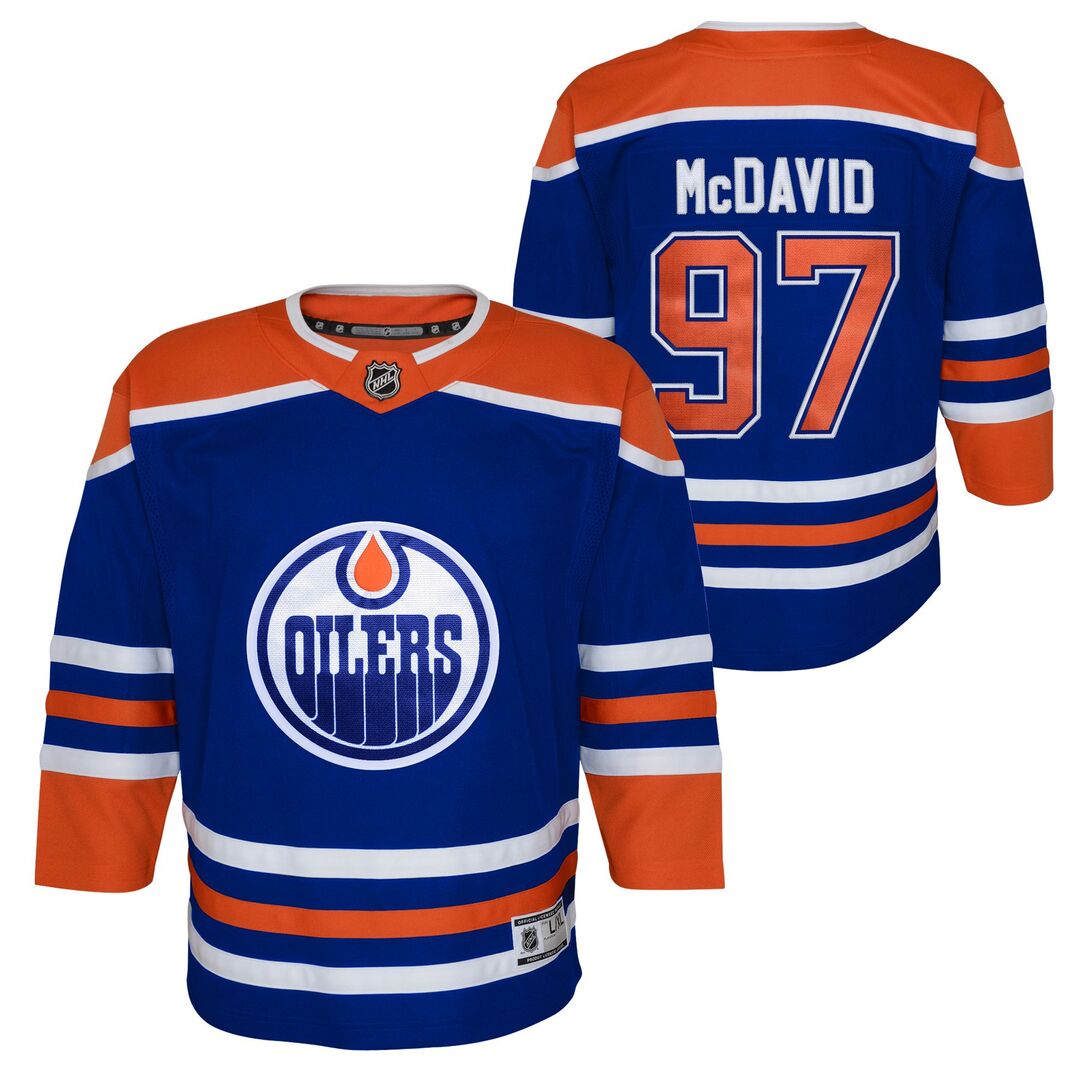 Conner McDavid First Oilers Jersey Picture #SC12115 Official NHL
