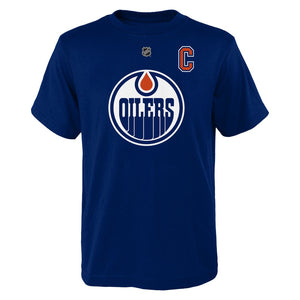 Shop NHL Branded Youth Edmonton Oilers Conner McDavid T-Shirt Edmonton Canada Store
