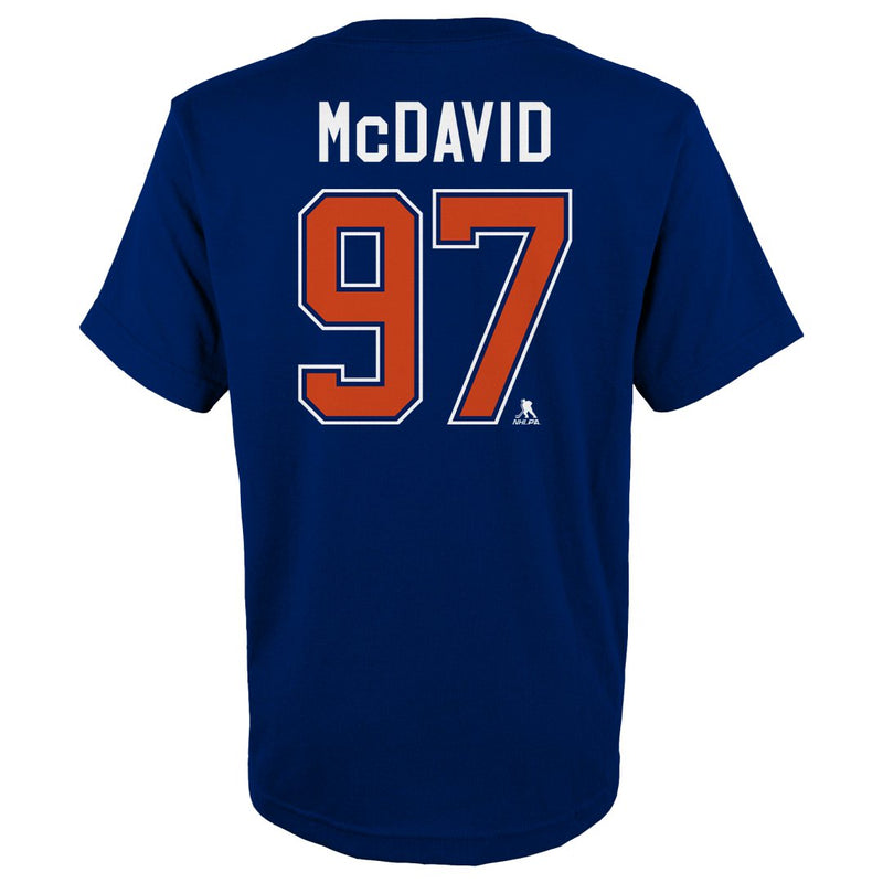Shop NHL Branded Youth Edmonton Oilers Conner McDavid T-Shirt Edmonton Canada Store