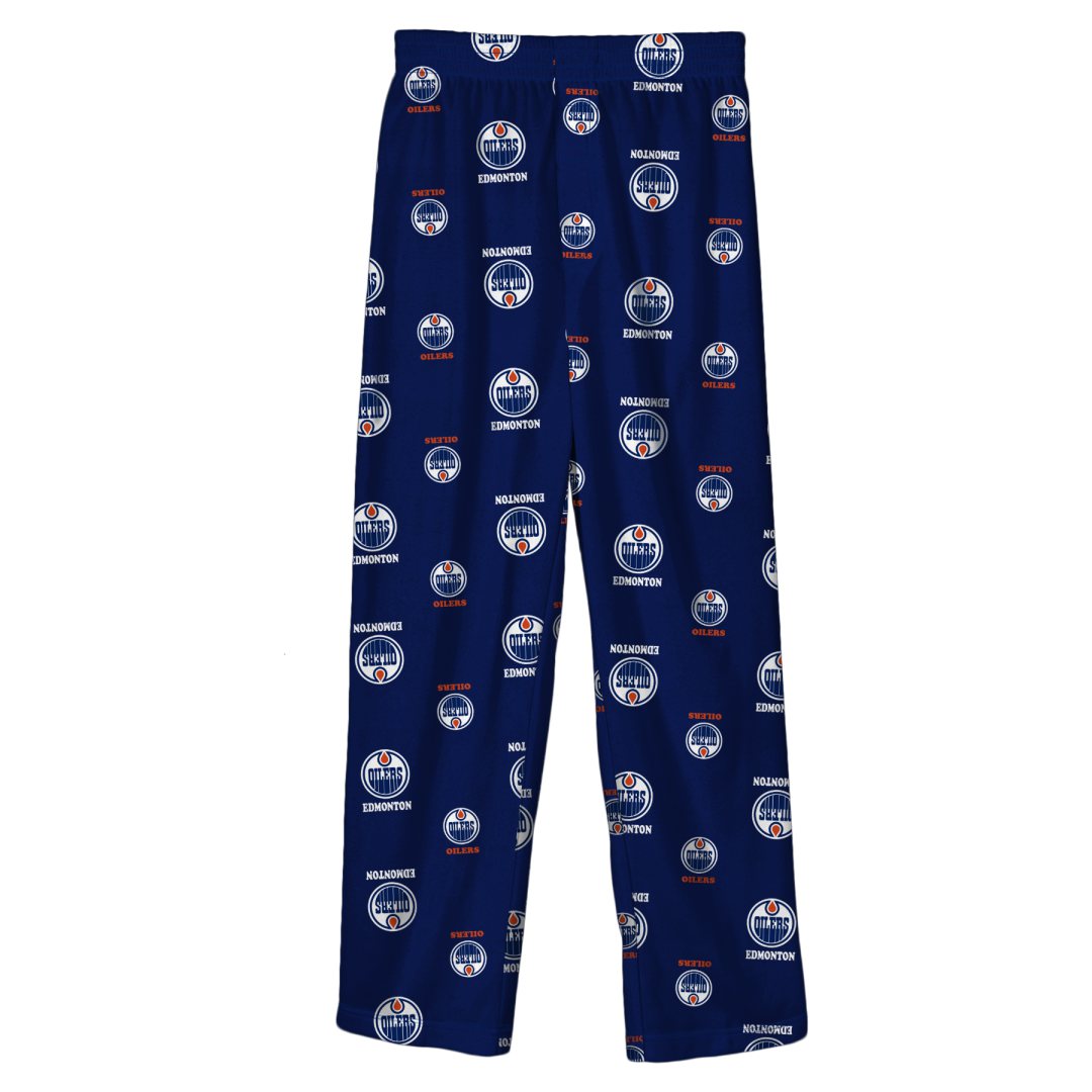 Shop NHL Branded Youth Edmonton Oilers Royal Pajama Pant Edmonton Canada Store