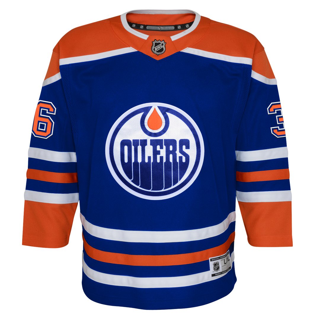 Shop NHL Branded Youth NHL Edmonton Oilers Jack Campbell Home Jersey Royal Edmonton Canada Store