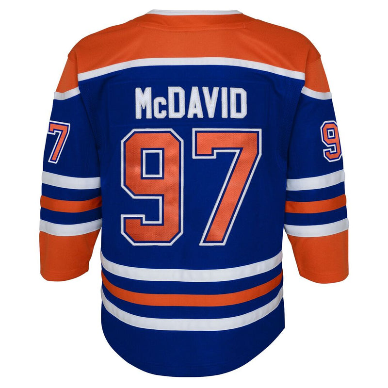 Shop NHL Branded Youth Shop NHL Edmonton Oilers Connor McDavid Home Jersey Royal Edmonton Canada Store