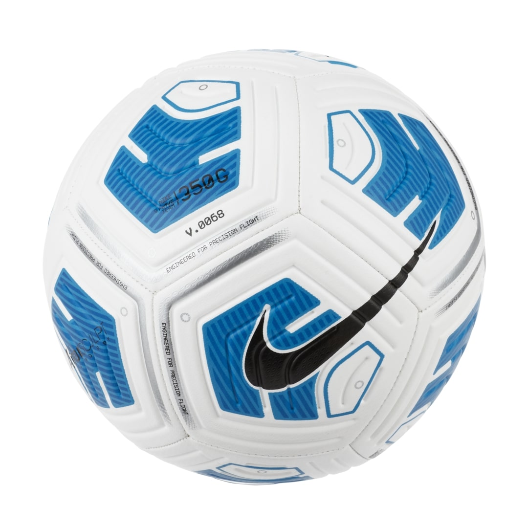 Shop NIke Strike Soccer Ball White/Blue Edmonton Canada