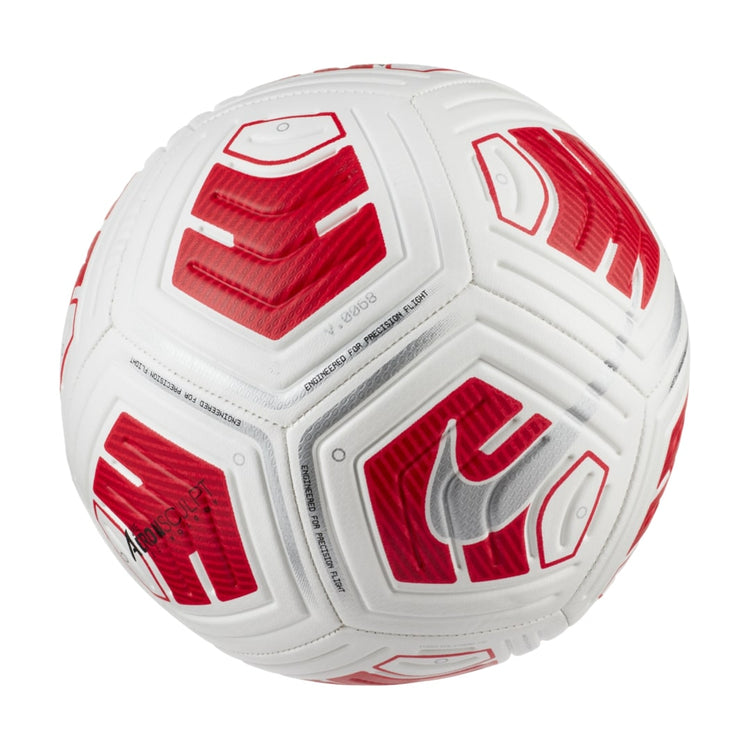 Shop NIke Strike Soccer Ball White/Red Edmonton Canada