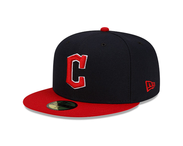 Shop New Era Men's MLB AC 59FIFTY Cleveland Guardians Home Fitted Cap Edmonton Canada Store