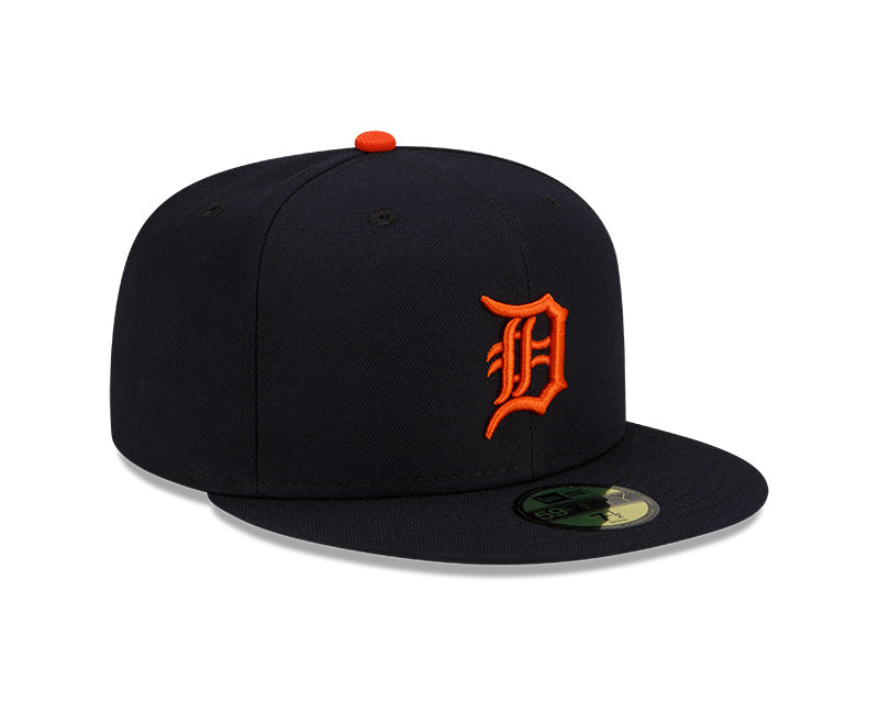 Detroit Tigers Hat Orange Black MLB Genuine Merchandise Fan