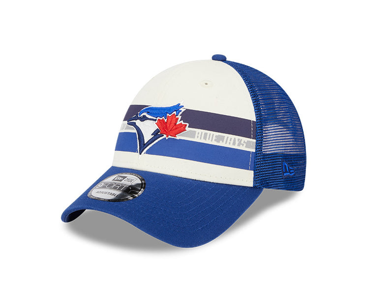 New Era Men's MLB Toronto Blue Jays Team Stripes 9FORTY Cap