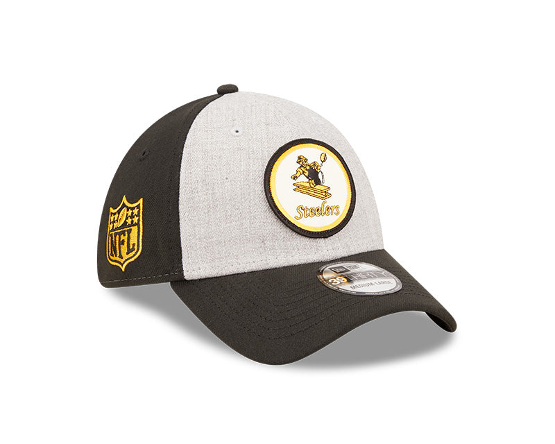 Shop New Era Men's NFL Pittsburgh Steelers Sideline 39THIRTY Historic Cap Edmonton Canada Store