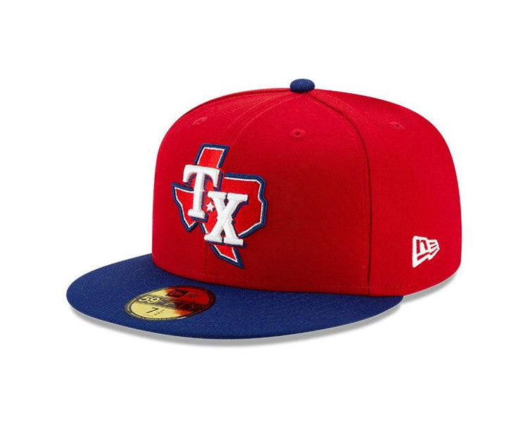 Men's New Era Red/Royal Texas Rangers Alternate 3 Authentic Collection On-Field - 59FIFTY Fitted Hat