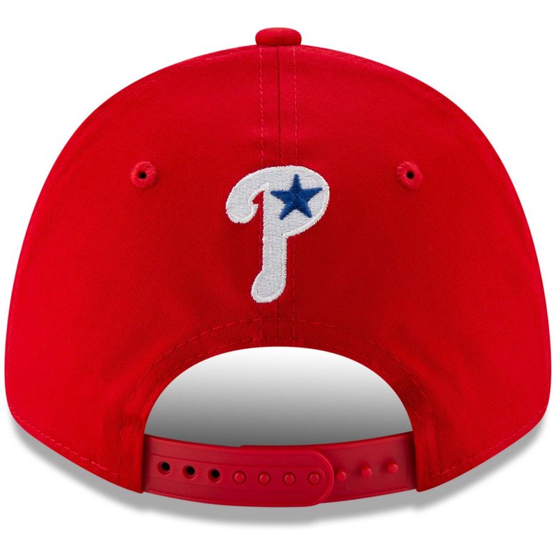Shop New Era Men's MLB Philadelphia Phillies Logo Elements Snapback 9FORTY Adjustable Cap Red Edmonton Canada Store
