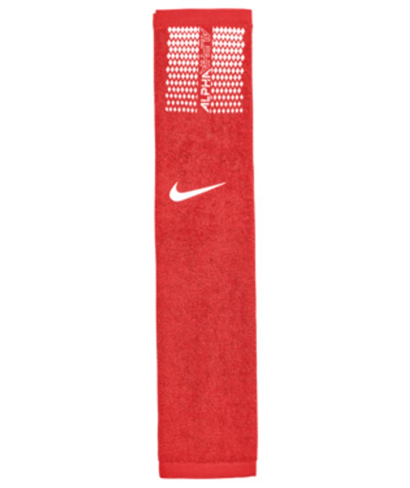 Shop Nike Alpha Football Towel Red/White Edmonton Canada Store