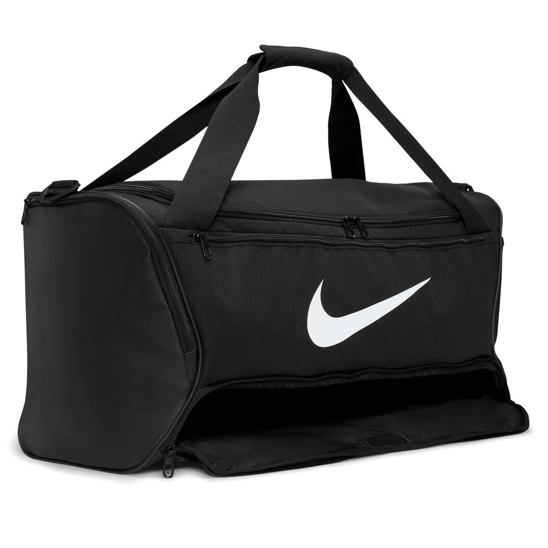 Shop Nike Brazilia 9.5 Duffle Bag Black Edmonton Canada Store