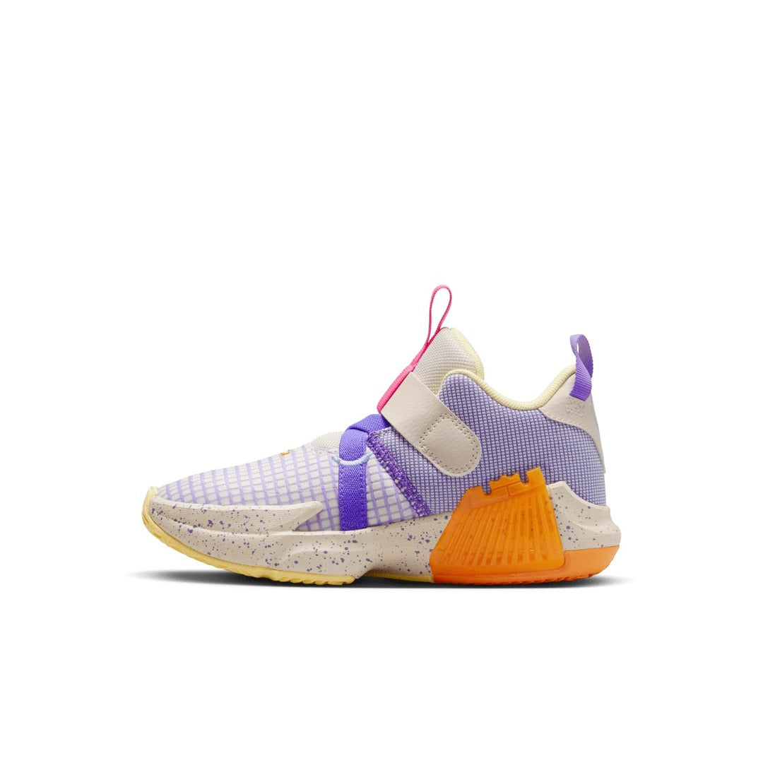 Shop Nike Junior PS Lebron Witness 7 DQ8647-101 Basketball Shoe Brown/Purple/Orange Edmonton Canada Store