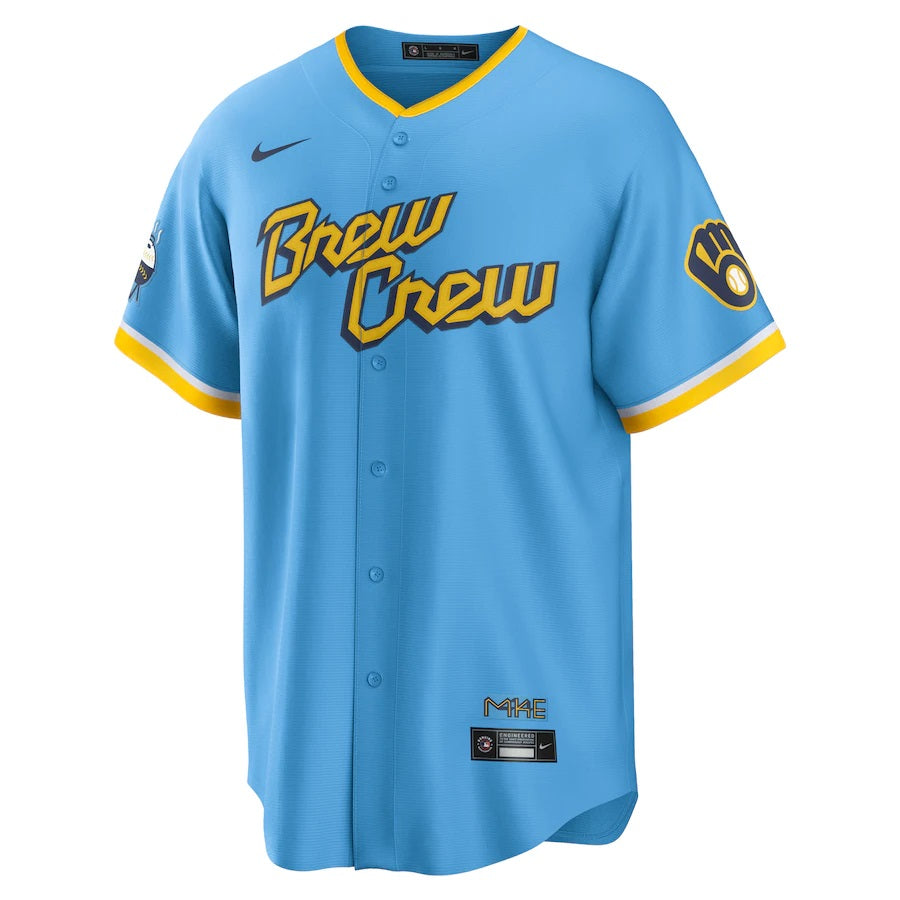 Nike Men's MLB Milwaukee Brewers City Connect Jersey