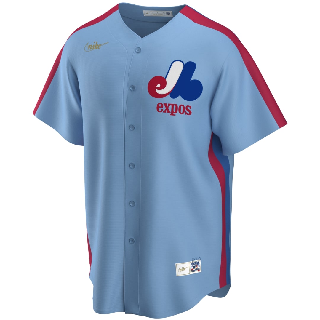 montreal expos jersey history
