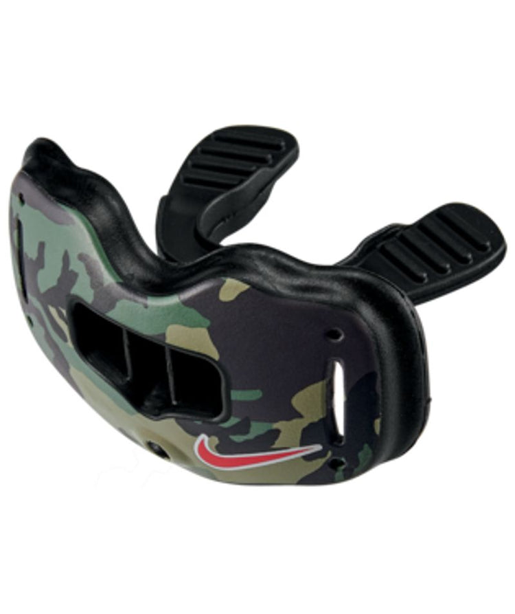 Shop  Nike Senior Alpha Lip Protector Mouth Guard Black/Black Forest Edmonton Canada Store