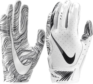 Shop Nike Senior Vapor Jet 5.0 Receiver Football Gloves White/Black Edmonton Canada Store